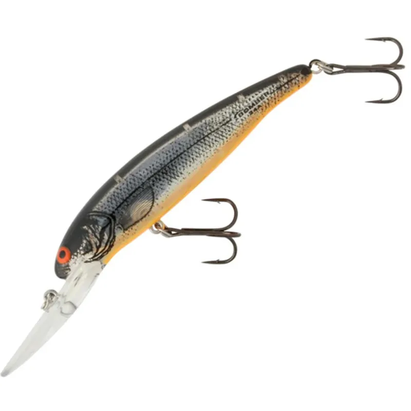 Bomber Deep Long A Minnow 25A Jerkbait/Trolling Hard Minnow Silver Flash Black Orange