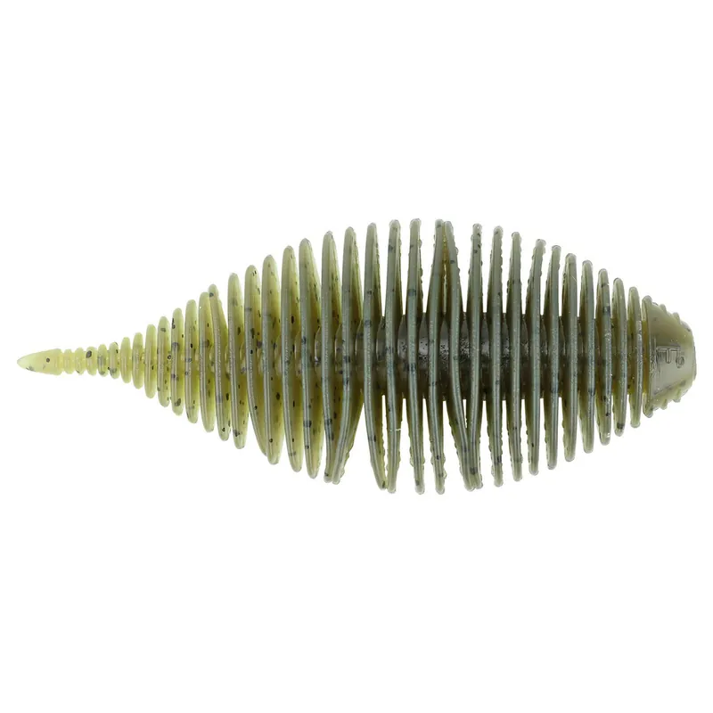 Geecrack Bellows Gill Floating Elastomer 3.8" Green Pumpkin Chart