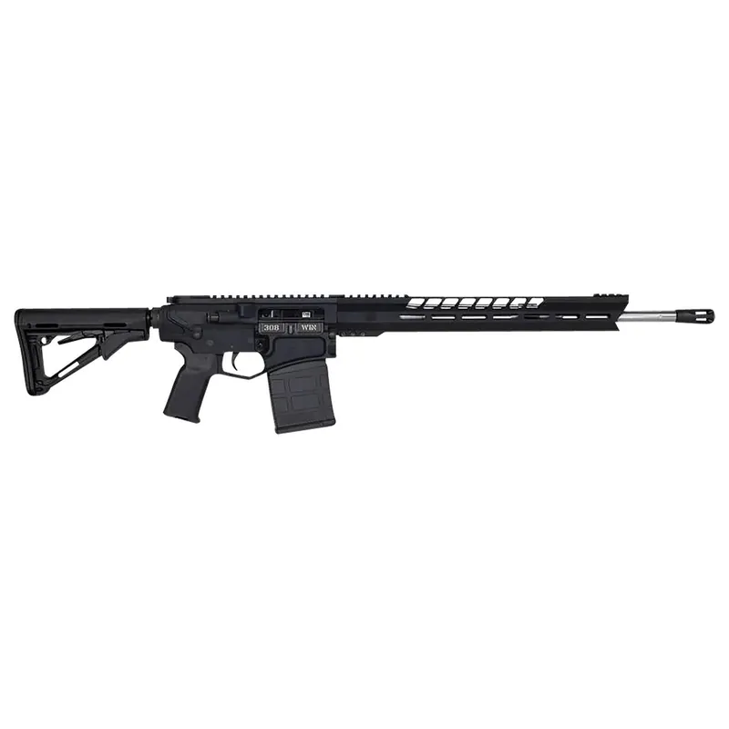 Diamondback DB1032C001 DB10 308 Win 18" 20+1 Black Adjustable Magpul CTR Stock Black Magpul MOE K2 Grip with Black Gold Lower 15" M-Lok