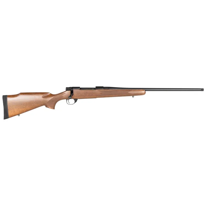 Howa HWH270T M1500 Standard Hunter 270 Win 5+1 22" Black Steel Threaded Barrel, Black Steel Receiver, Walnut Fixed Wood Stock