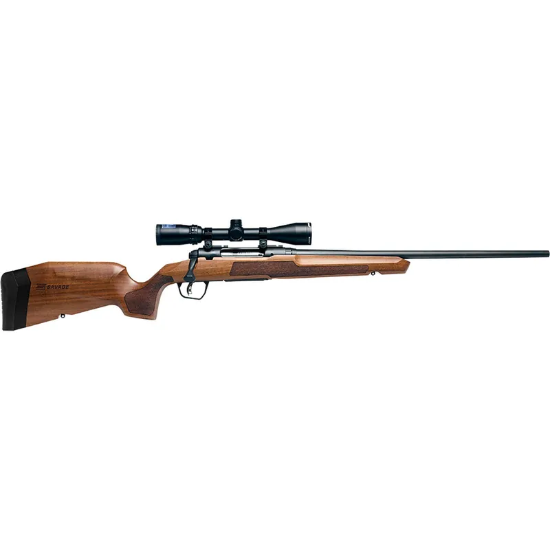 Savage Arms 32265 Axis 2 XP Combo 25-06 Rem 4+1 22" Matte Black Sporter Barrel & Drilled & Tapped Carbon Steel Receiver, Ergonomic Hardwood Stock, Right Hand, Boresighted 3-9x40mm Scope