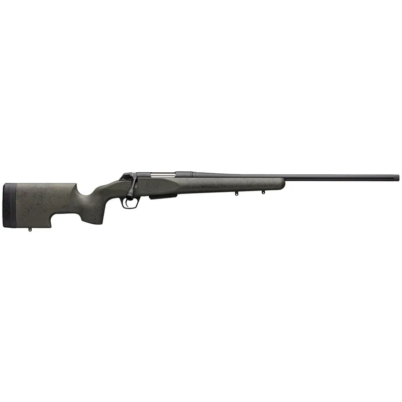 Winchester Guns 535732290 XPR SR 308 Win Caliber with 3+1 Capacity, 22" Threaded Barrel, Black Perma-Cote Metal Finish & Black Webbed Green Grayboe Renegade Long Range Stock Right Hand (Full Size)