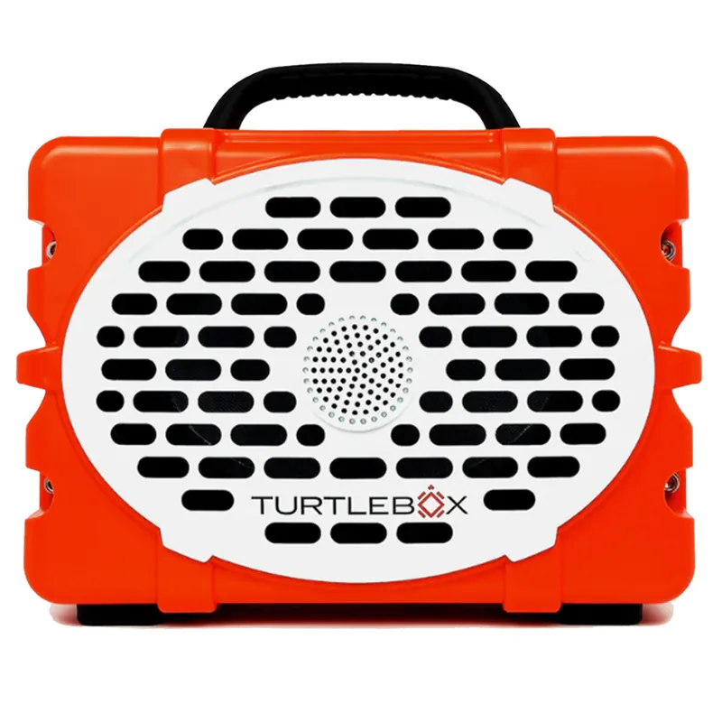 Turtlebox Audio Gen 3 Speaker Original Orange & White