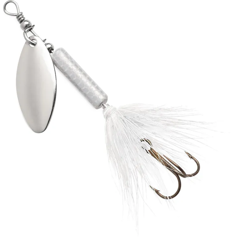 Blue Fox Whip Tail Deep Runner Spinner 1/4 oz. White