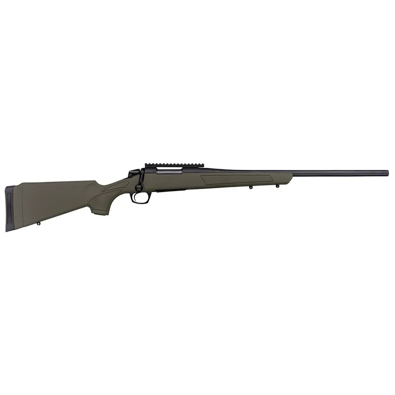 CVA CR3908G Cascade 22-250 Rem 4+1 22" Black Cerakote Steel Threaded Barrel, Black Cerakote Receiver, OD Green Synthetic Stock
