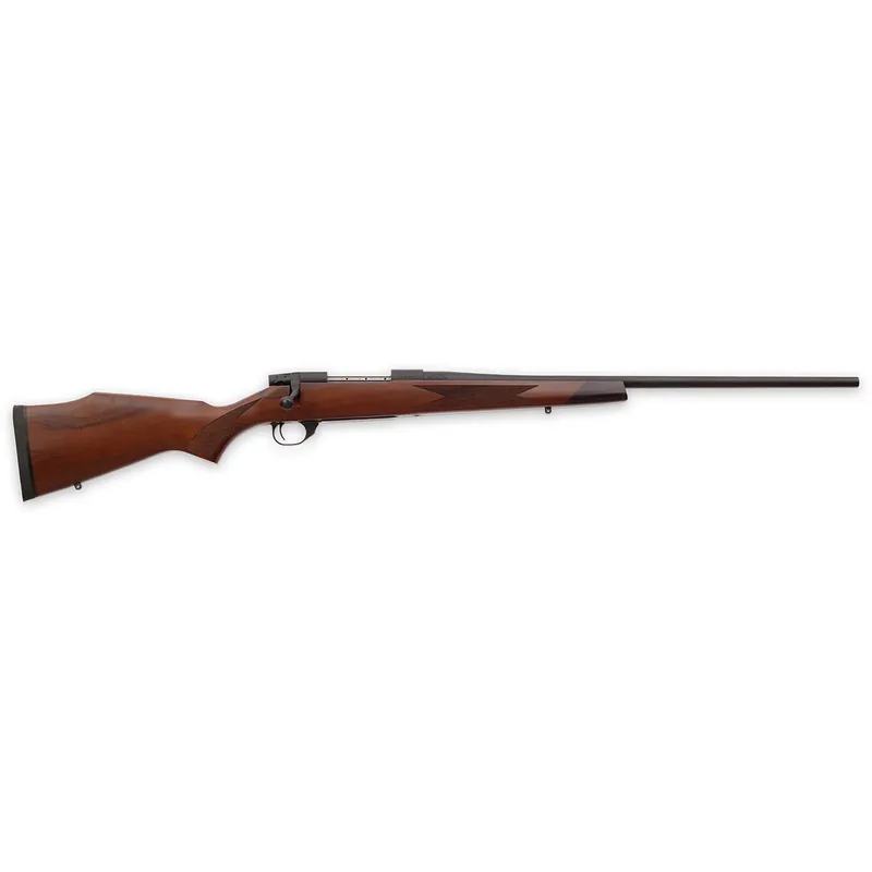 Weatherby VDT306SR2T Vanguard Sporter Full Size 30-06 Springfield 5+1 24" Bead Blasted Blued 2 Threaded Barrel, Matte Blued Drilled & Tapped Steel Receiver, Grade A Turkish Walnut Monte Carlo Stock