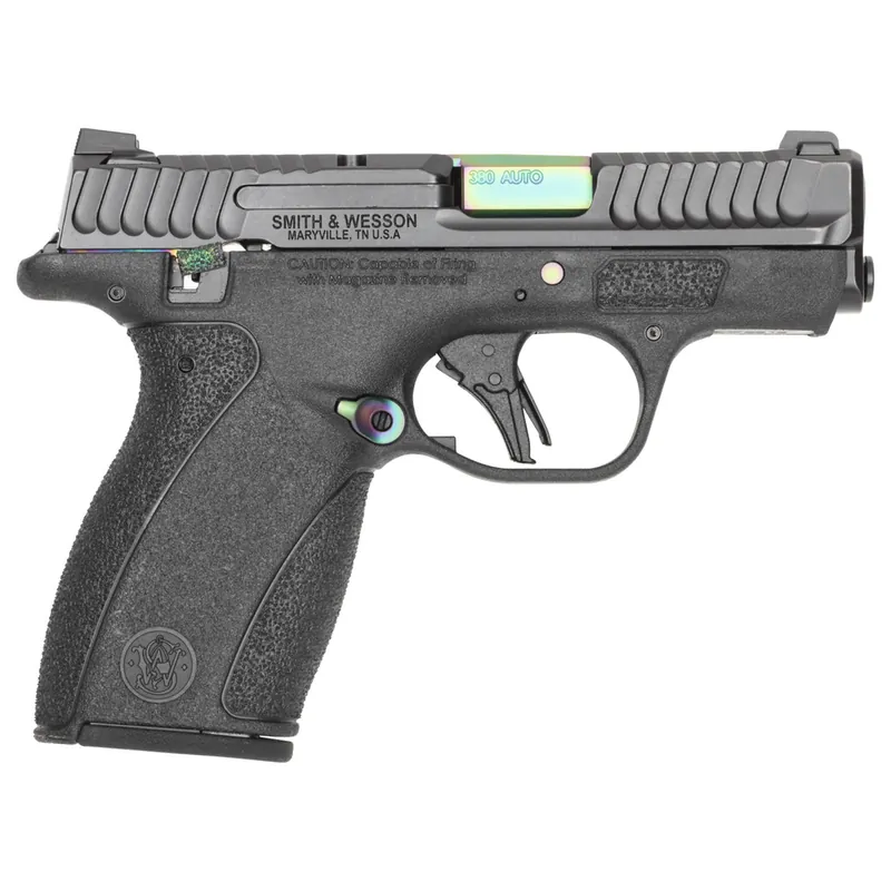 Smith And Wesson S&W Bodyguard 2.0 Thumb Saftey Turquoise Pvd .380 Auto 2.75" Barrel 10,12 Magazine‘s