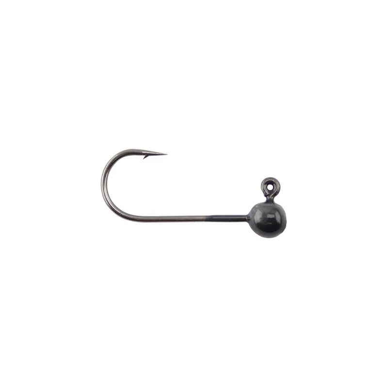 Voodoo Custom Tackle Round Jighead 5Pk Black 1/64oz