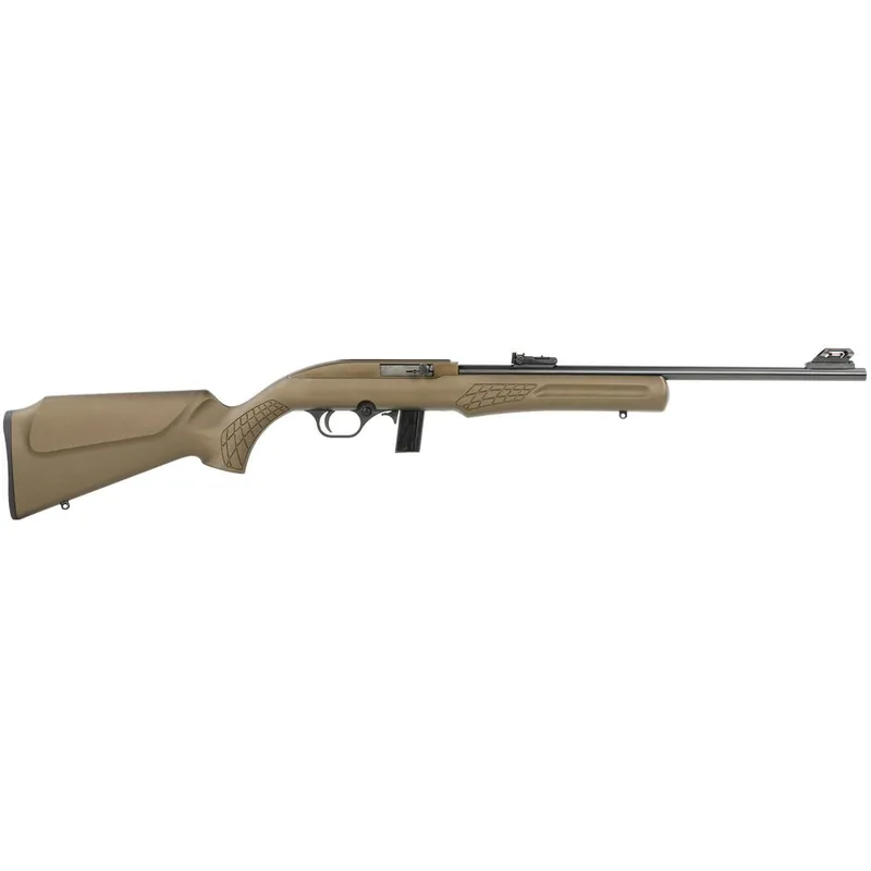Rossi RS22L1811L RS22 Semi-Auto 22 LR 10+1 18" Black Barrel, Bronze Monte Carlo Stock/Rec, Fiber Optic Sights
