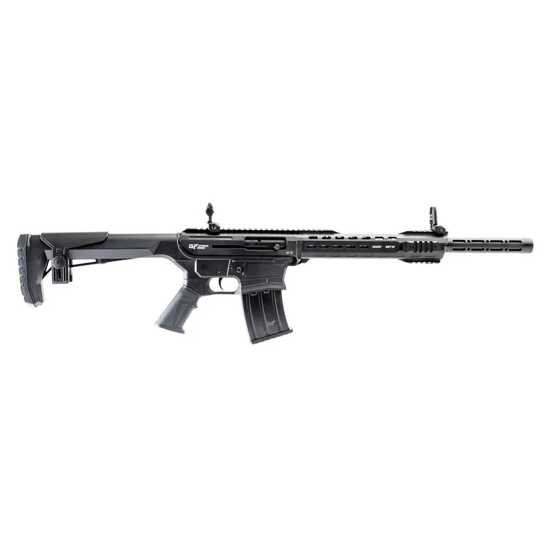 Gforce Arms GF251220 GF25 12 Gauge Semi-Auto 3" 5+1 20" Black Cerakote Spiral Threaded Barrel, Black Cerakote Picatinny Rail Aluminum Receiver, Black Adjustable Synthetic Stock w/Black Rubber Grip