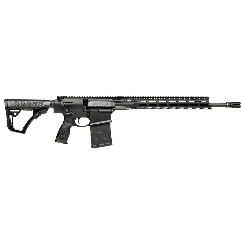 Daniel Defense 0215813210055 DD5 V4 *CA Compliant 7.62x51mm NATO 18" 10+1 Black Hard Coat Anodized Black Phosphate 6 Position w/SoftTouch Overmolding Stock Black Polymer Grip