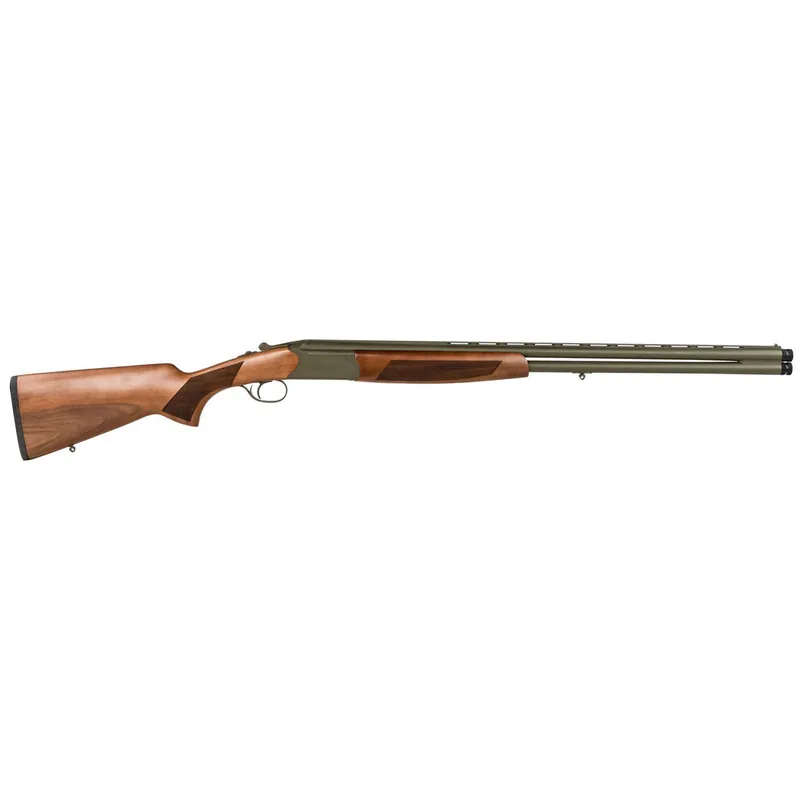 CZ-USA 06411 Drake All-Terrain Full Size 20 Gauge Break Open 3" 2rd 28" OD Green Cerakote Over/Under Vent Rib Barrel, OD Green Cerakote Stainless Steel Receiver, Fixed Turkish Walnut Stock, Right Hand