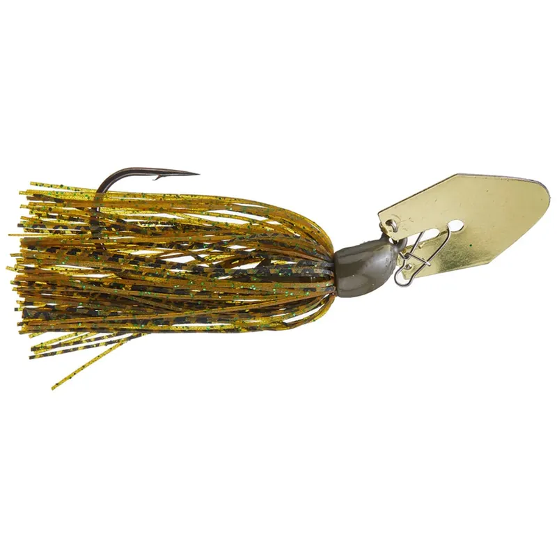 Queen Tungsten Switch Blade Vibrating Jig 1/2 Oz Green Pumpkin Green