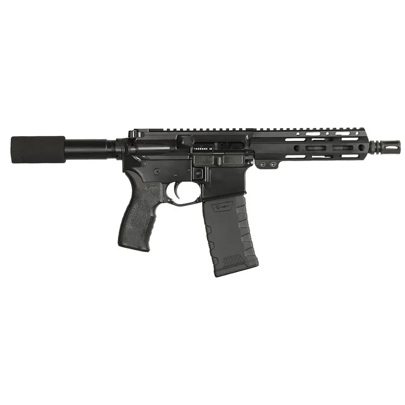 Bersa BAR15PBM BAR15 5.56x45mm NATO 30+1 7.50" Barrel, A2 Flash Hider, Black Bruniton Finish, Buffer Tube Stock, M-LOK Handguard, MFT Grip, Manual Safety