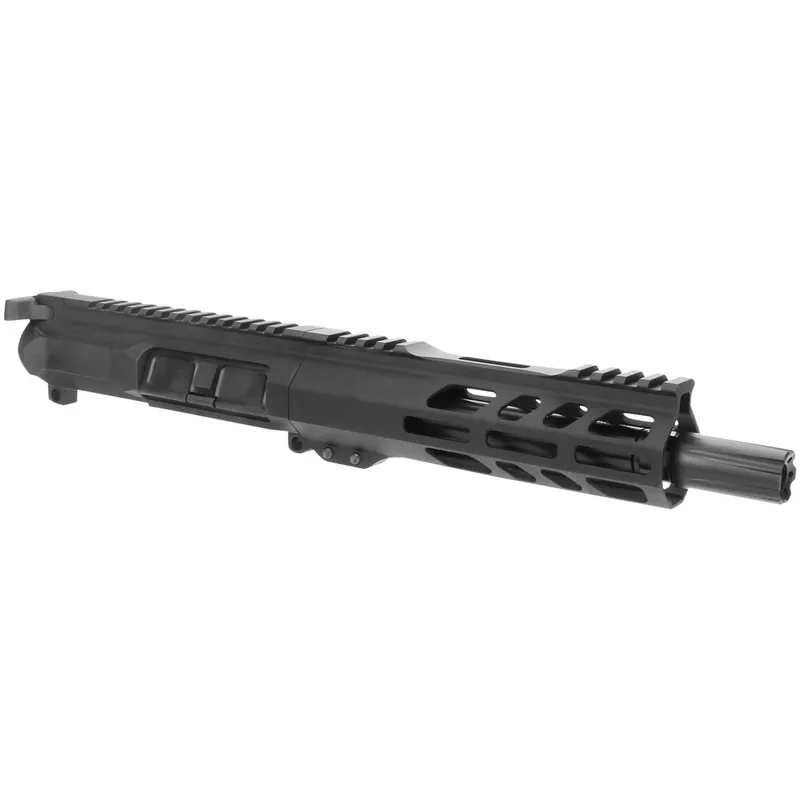 TacFire BU9MM7 Pistol Upper Assembly 9mm Luger Caliber with 7" Black Nitride Barrel, Black Anodized 7075-T6 Aluminum Receiver & M-LOK Handguard for AR-Platform Includes Bolt Carrier Group