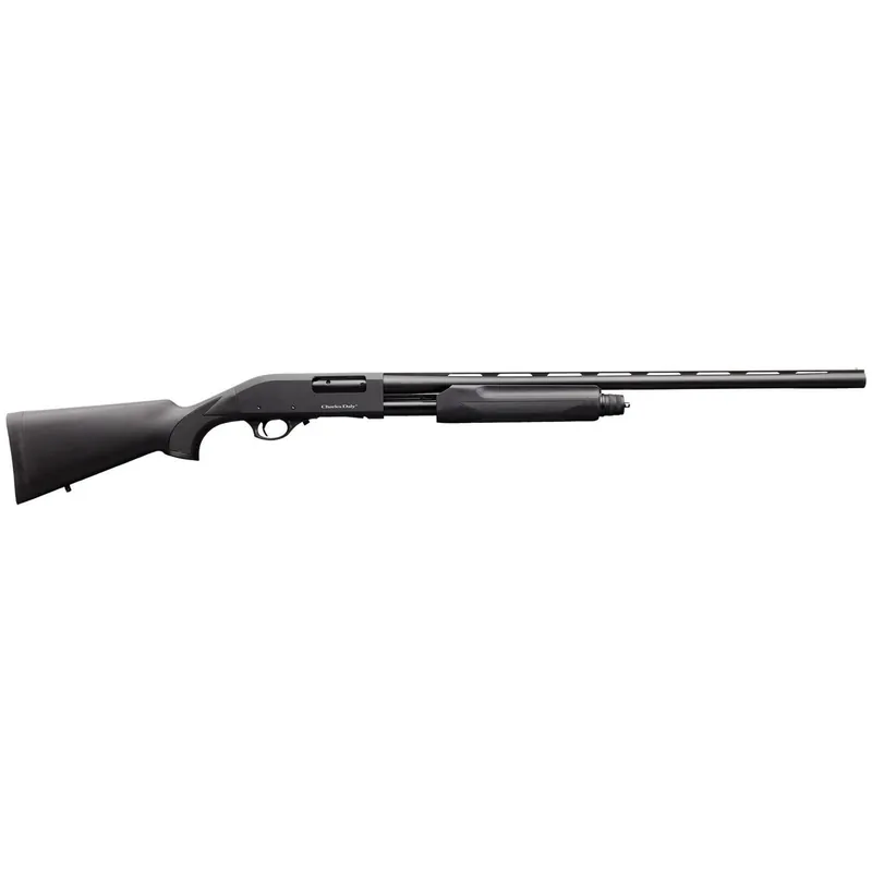 Charles Daly 930198 301 12 Gauge 3" 4+1 28" Vent Rib Blued Barrel, Black Anodized Aluminum Receiver, Black Synthetic Stock, Auto Ejection, Includes 3 Chokes