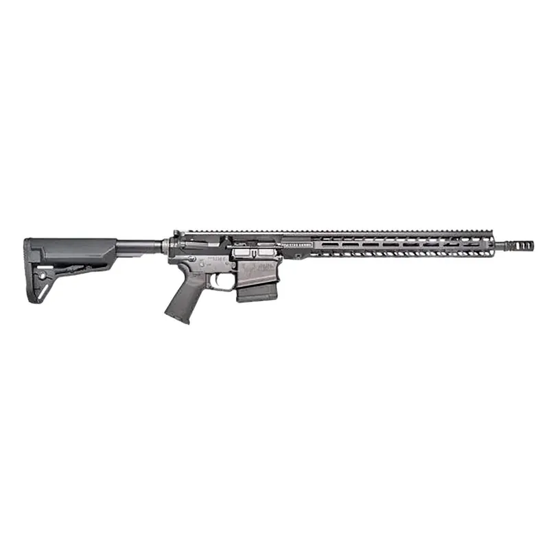 Stag Arms STAG10000142 Stag 10 Marksman 308 Win 18" 10+1 Black Hard Coat Anodized Rec Black Adjustable Magpul SL-S Stock Black Magpul MOE Grip Right Hand