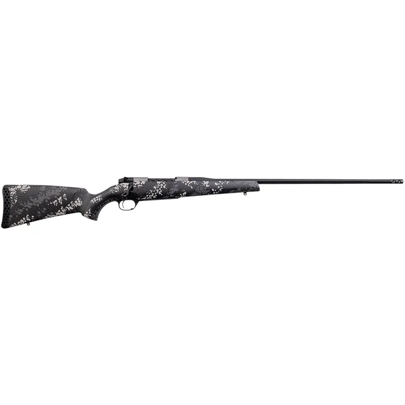 Weatherby MBT20N65RWR6B Mark V Backcountry 2.0 Ti 6.5 Wthby RPM 3+1 24" Barrel, Graphite Black Cerakote Metal Finish, Black with Gray/White Sponge Accents Peak 44 Blacktooth Stock