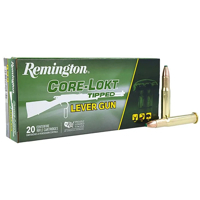 Core-Lokt Tipped Lever Gun 30-30 Win 150 Grain Core-Lokt Tipped 2390 fps 20 Rounds