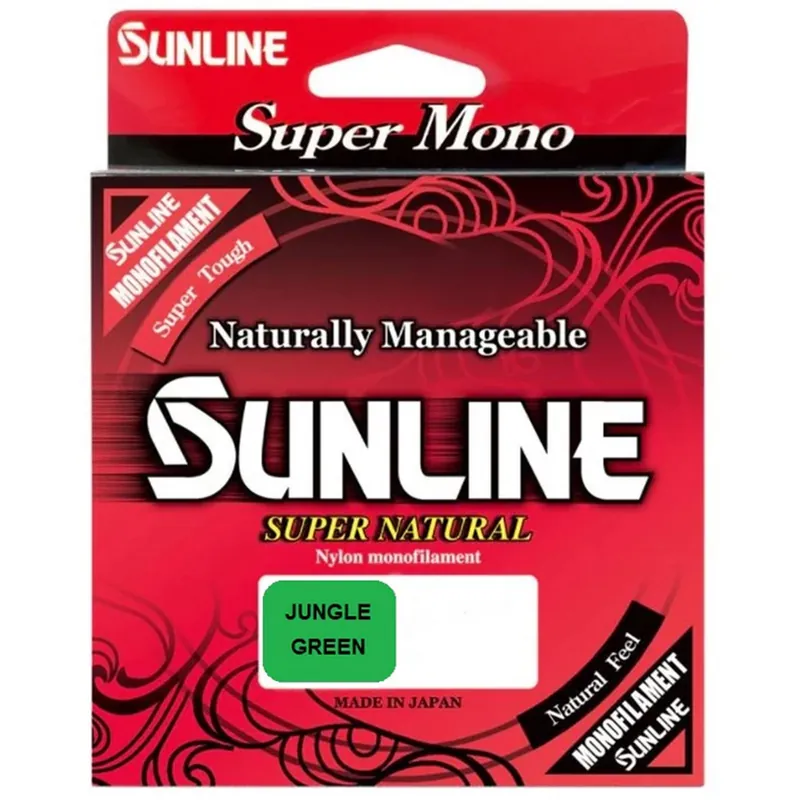 Sunline Super Natural Nylon Monofilament Line 330 yd 14Lb