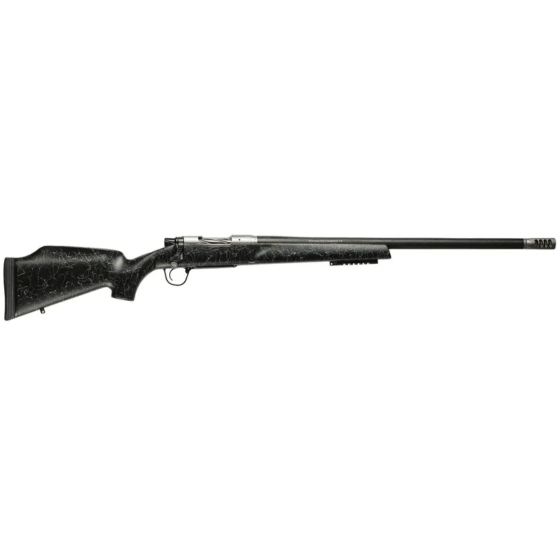Christensen Arms 8011003400 Traverse Full Size 7mm PRC 3+1 26" Natural Stainless Steel Threaded Barrel, Natural Stainless Aluminum Receiver, Black w/Gray Webbing Fixed Monte Carlo w/Raised Comb Stock