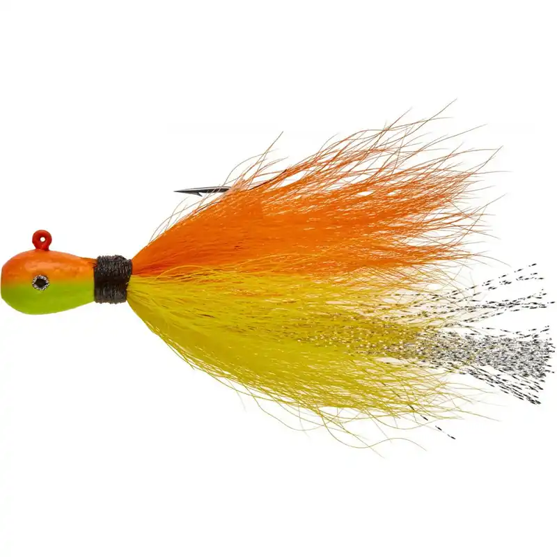 Mepps Bucktail Jig 1/8oz Orange Yellow