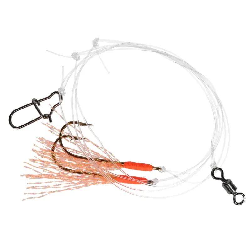Fishing Addiction Gear Perch Fly Rig 1 Orange Fire