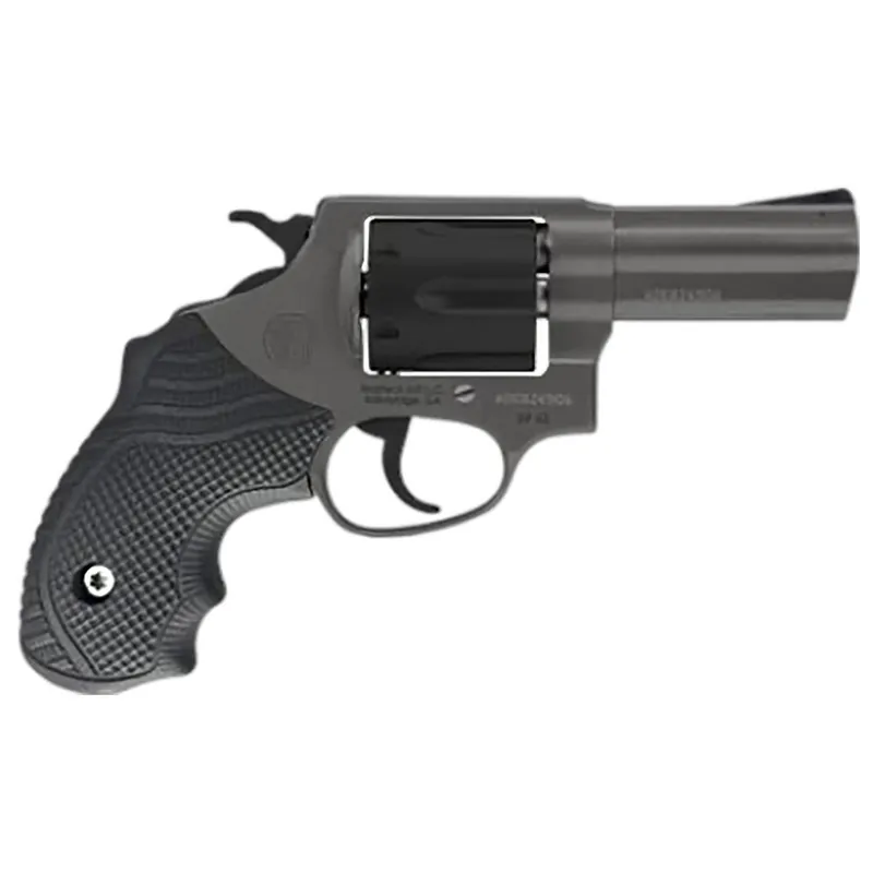 Rossi 2RP631CLOK RP63 Small Frame 357 Mag/38 Special +P 6rd 3" Tungsten Cerakote Stainless Steel Barrel, Matte Black Cylinder, Tungsten Cerakote Stainless Steel Frame, Black LOK Grip