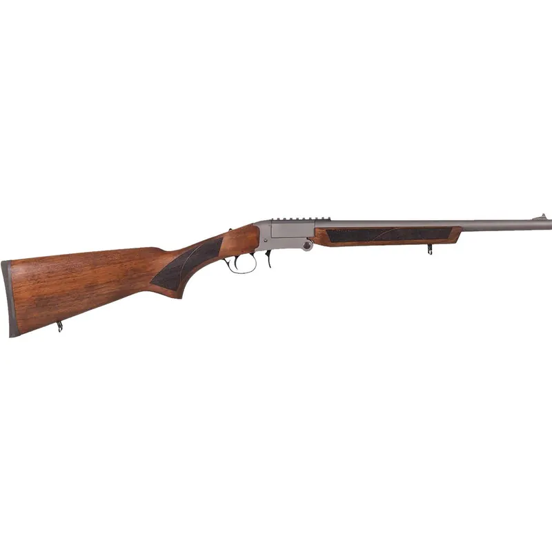Gforce Arms GFTXP4020T GFTXP 400 Legend 1rd 20" Tactical Gray Steel Barrel, Tactical Gray Cerakote Picatinny Rail Steel Receiver, Fixed Walnut Wood Stock