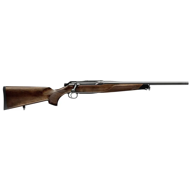 Sauer 80117097 505 Lux Full Size 270 Win 3+1 24" Matte Blued Threaded Barrel, Matte Blued Saddle Mount Steel Receiver, Grade 5 Wood Fixed Stock