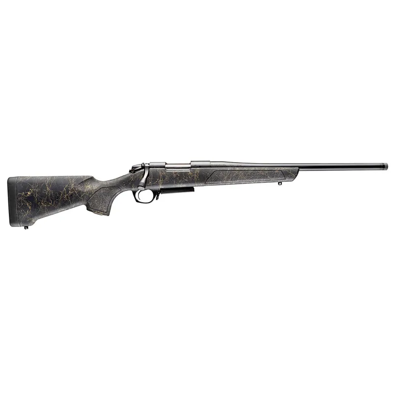 Bergara Rifles B14S904 B-14 Stoke 22-250 Rem 4+1, 20" Graphite Black Cerakote 4.5 Contour Threaded Barrel, Graphite Black Cerakote Steel Receiver, Black Webbed Tan Fixed w/SoftTouch Synthetic Stock
