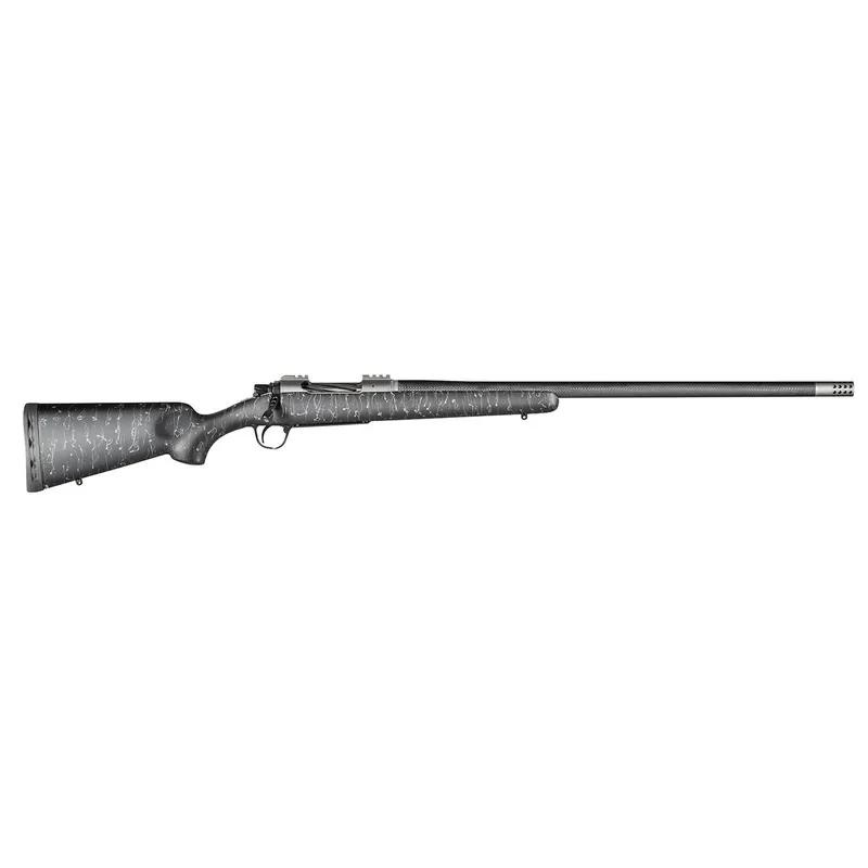 Christensen Arms CA10268315331 Summit TI Full Size 7mm Rem Mag 3+1, 26" Natural Titanium Steel Threaded Barrel, Natural Titanium Aluminum Receiver, Black w/Gray Webbing Fixed Sporter Stock