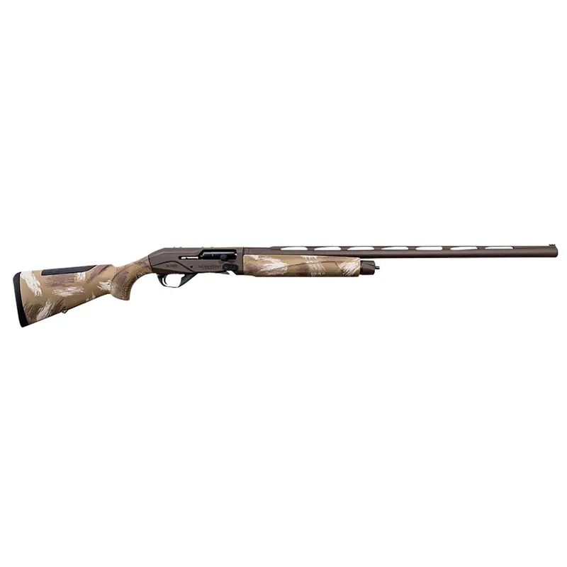 Weatherby XSL1228SMG Sorix Full Size 12 Gauge Semi-Auto 3.50" 2+1 28" Burnt Bronze Cerakote Vent Rib Barrel & Drilled & Tapped Steel Receiver, Slough Camo Synthetic Stock w/Adj Shim, Ambidextrous