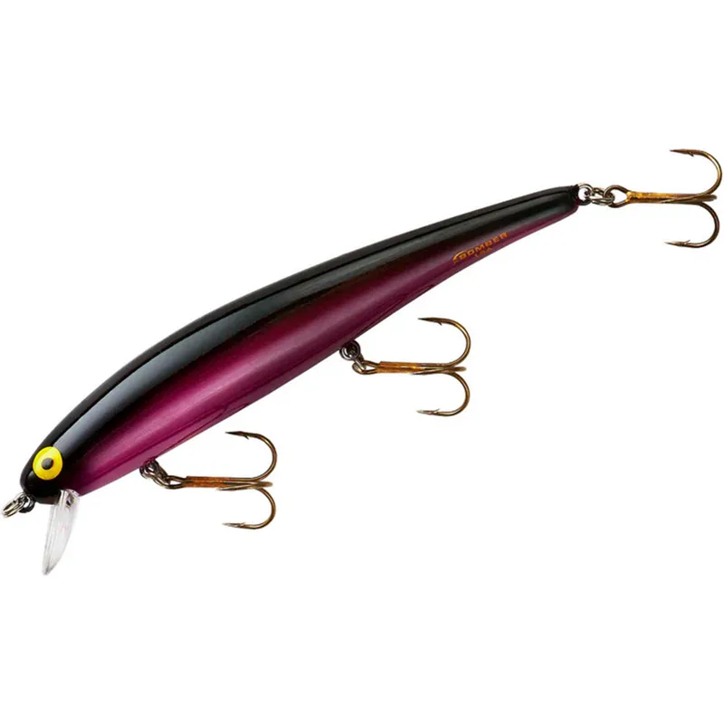 Bomber B15 Long A 4 1/2 inch Suspending Jerkbait Purple Black