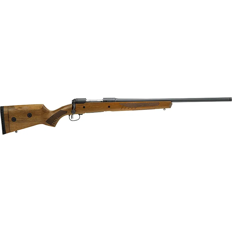 Savage Arms 57431 110 Classic Full Size 300 Win Mag 3+1 24" Matte Black Threaded Barrel, Matte Black Drilled & Tapped Carbon Steel Receiver, Adj Comb & LOP Satin Walnut Stock, Right Hand