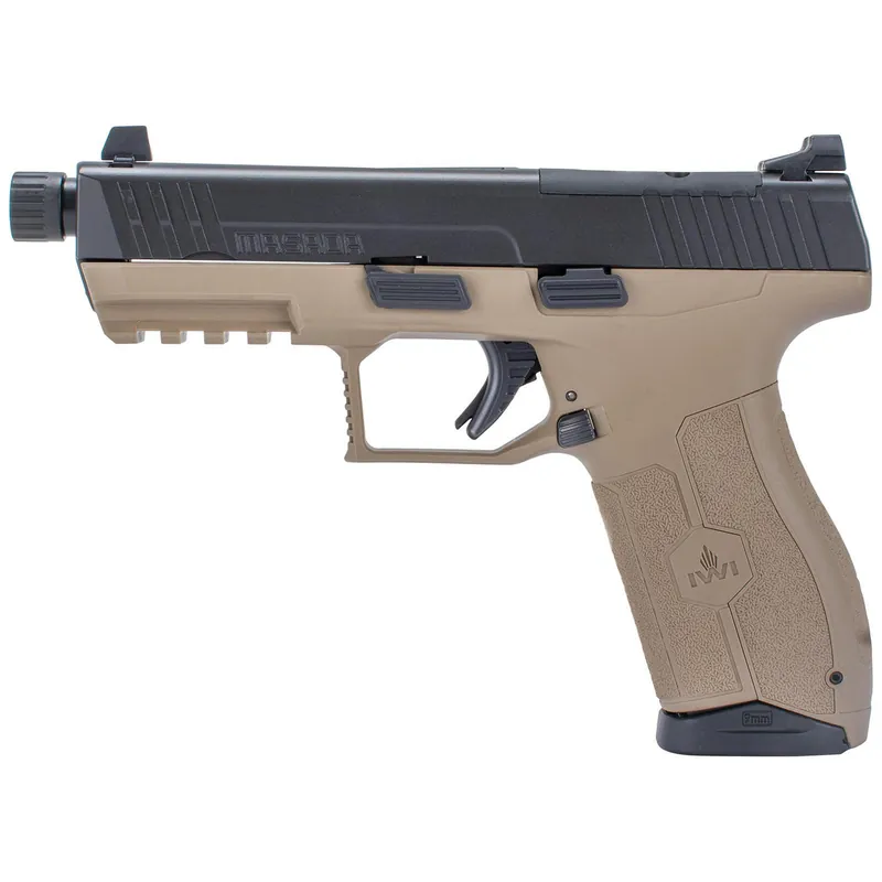 IWI US M9ORP10TFD MASADA 9mm Luger 4.60" TB 10+1 Flat Dark Earth Flat Dark Earth Interchangeable Backstrap Grip