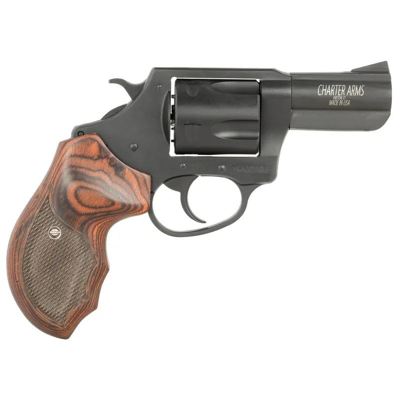 Charter Arms 14423 Bulldog 44 Special 5rd 2.50" Black Passivate Steel Barrel & Cylinder, Black Passivate Steel Frame, Rosewood Grip, Exposed Hammer