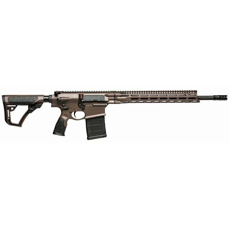 Daniel Defense 0215820057047 DD5 V4 Gen II 6.5 Creedmoor 18" 20+1 Mil-Spec Brown Cerakote Black 6 Position w/SoftTouch Overmolding Stock MLOK