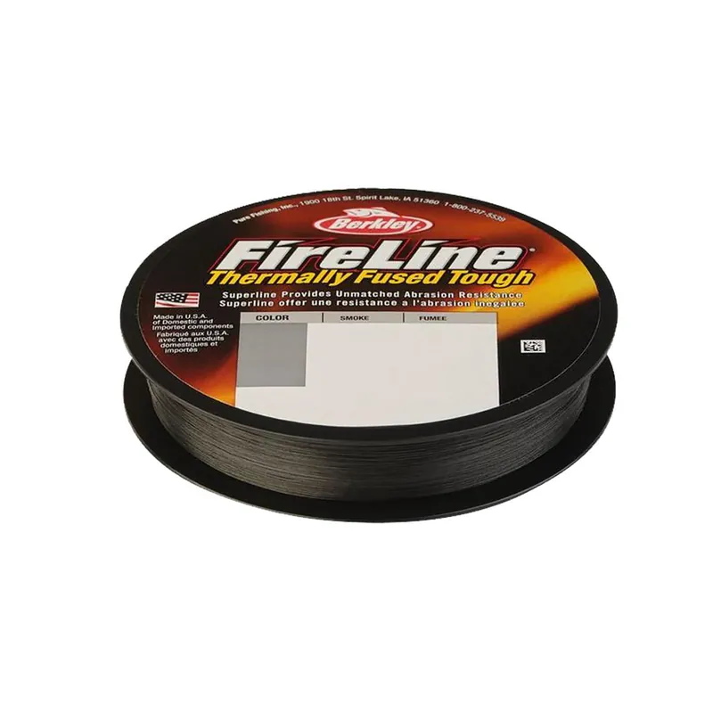 Berkley FireLine Thermally Fused Superline Smoke 125 yds.