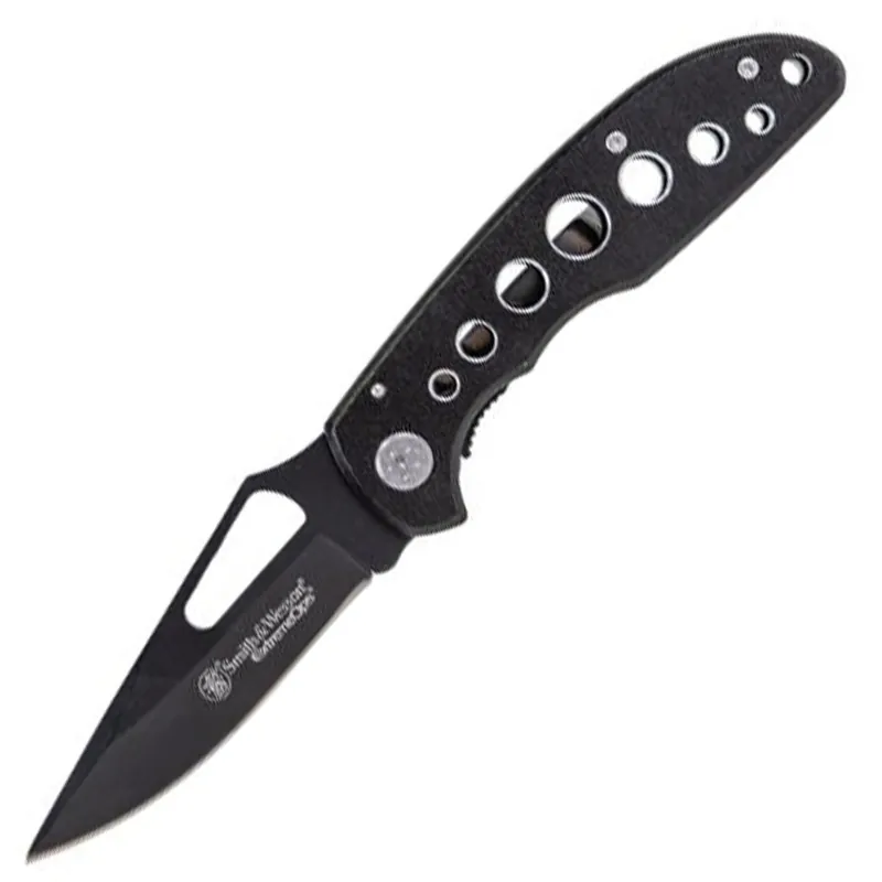 Smith & Wesson Extreme Ops 3.25" Folding Black Drop Point