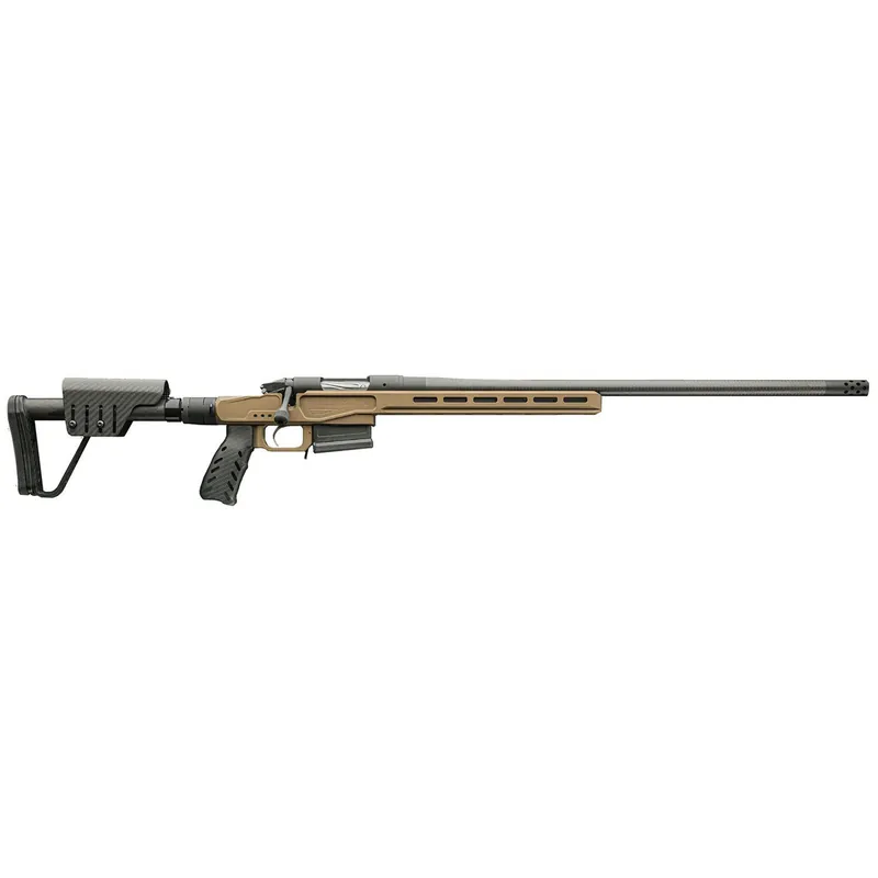 Bergara Rifles BPR37308 Premier MgLite Full Size 308 Win Mag 5+1 22" Carbon Fiber CURE Carbon Fiber Barrel, Graphite Black Cerakote Steel Receiver, Flat Dark Earth XLR Folding Chassis
