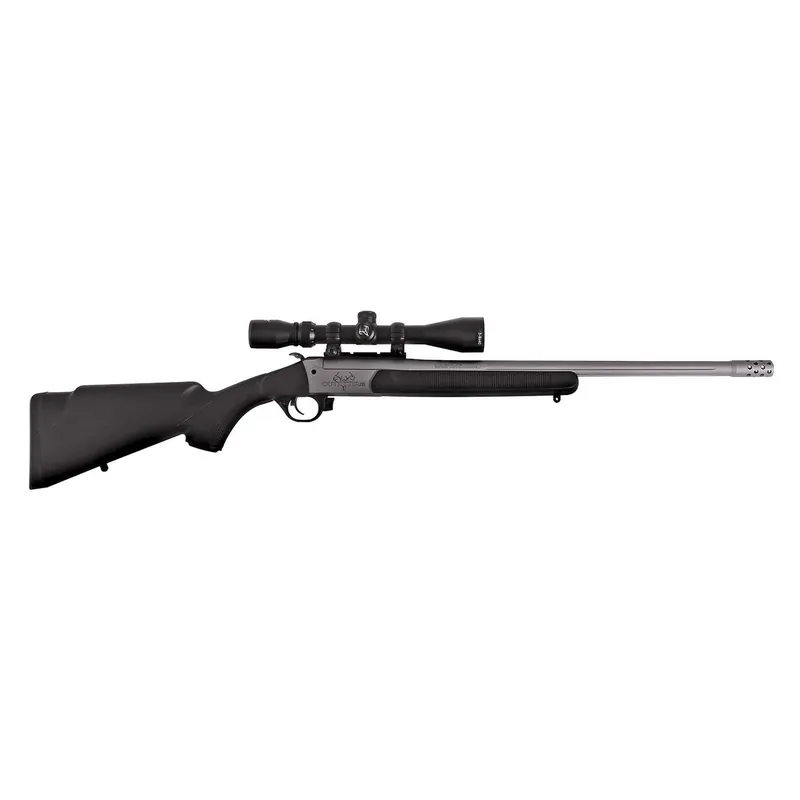 Traditions CRS-351130WT Outfitter G3 Takedown 35 Whelen 1rd 22", Stainless Cerakote Barrel/Rec, Black Synthetic Stock, Muzzle Brake, 3-9x40mm BDC Scope