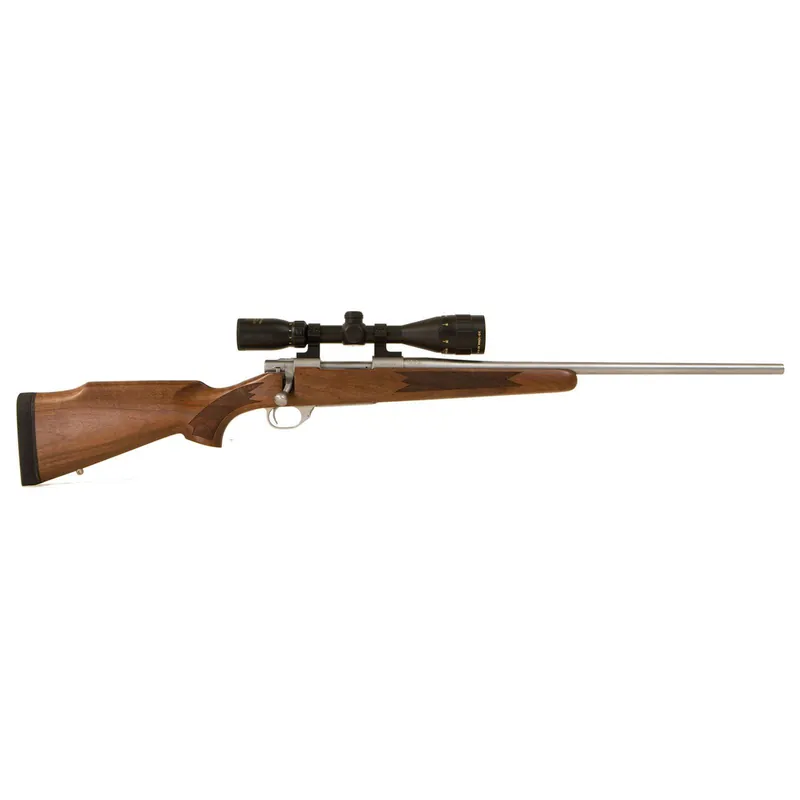 Howa HWH65CTS M1500 Standard Hunter 6.5 Creedmoor 5+1 22" Stainless Steel Threaded Barrel, Stainless Steel Receiver, Fixed Walnut Stock, *Scope Not Included*