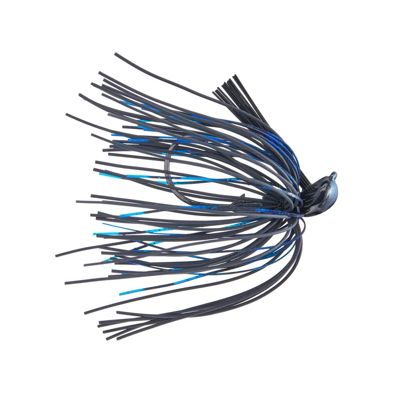 Greenfish Tackle Big Rubber Jig 3/4 Oz Black Blue