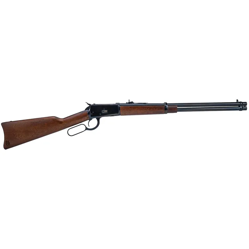 Heritage Mfg H92044201 92 Ranch Hand 44 Mag 10rd 20" Black Polished Steel Barrel, Black Polished Alloy Steel Receiver, Fixed Hardwood Stock