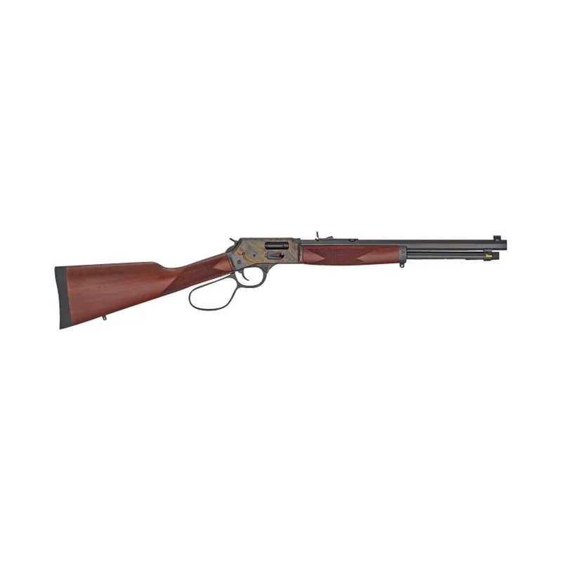 Henry H012GCRCC Big Boy Carbine Side Gate Full Size 45 Colt (Long Colt) 7+1 16.50" Blued Octagon Barrel, Color Case Hardened Steel Receiver, American Walnut Wood Stock Right Hand