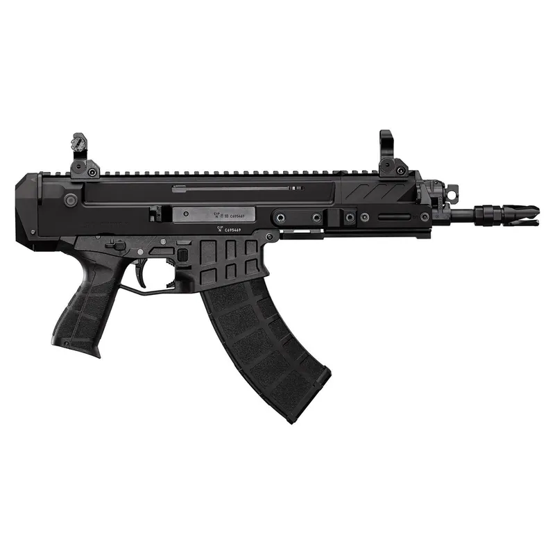 CZ-USA 91460 Bren 2 MS 7.62x39mm 30+1 9.50" Black Steel Barrel, Black Aluminum Receiver w/Picatinny Rail, Carbon Fiber/Polymer Frame, Black Stippled Grip, Right Hand