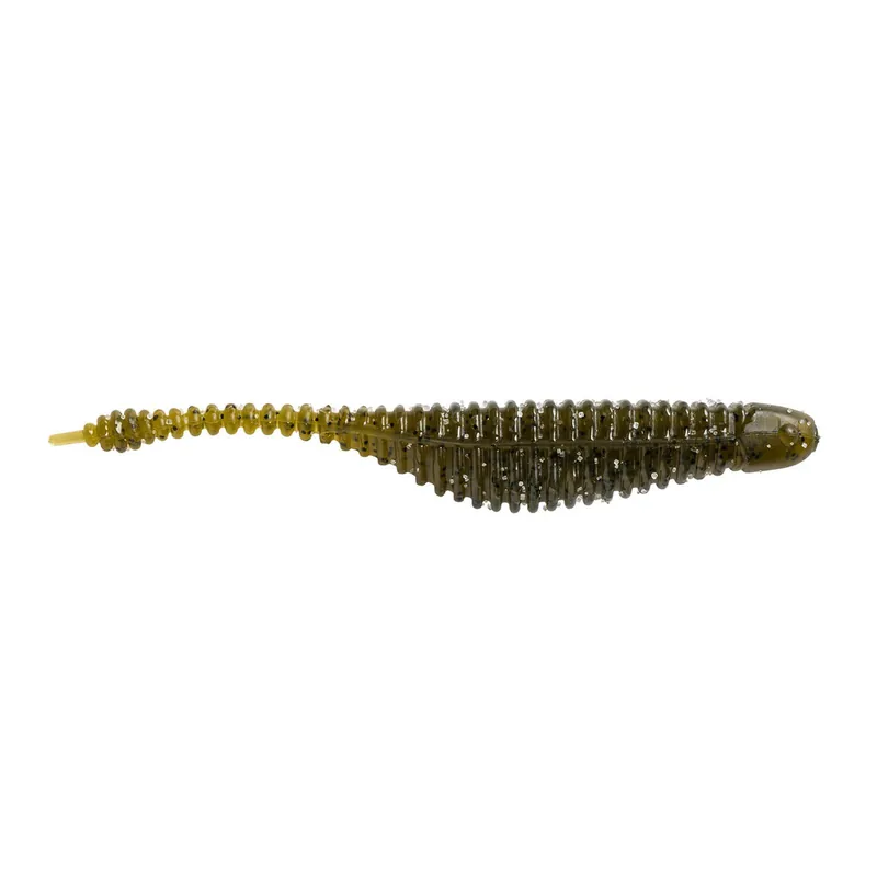 Great Lakes Finesse Drop Minnow 2 3/4" Green Pumpkin Black Flake