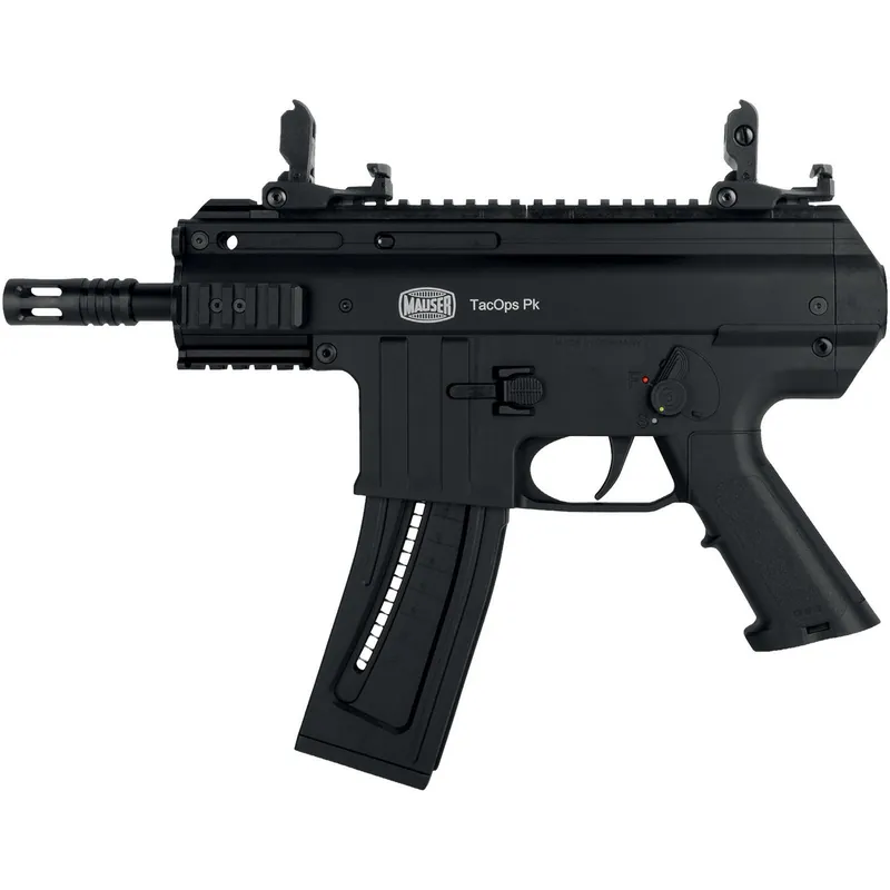 Blue Line Solutions 4150043 TacOps Pk 22 LR 22+1 5" Black Anodized Steel Barrel, Picatinny Rail Receiver, Black Aluminum Frame w/Picatinny Rail