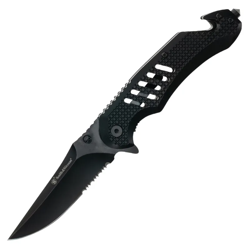 Smith & Wesson Extreme Ops Folding 3.5" Clip Point Knife Black